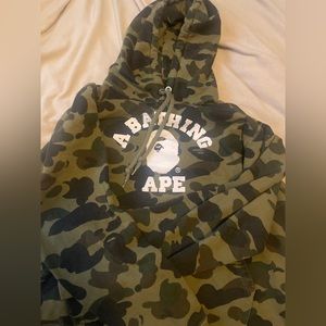 green bape hoodie